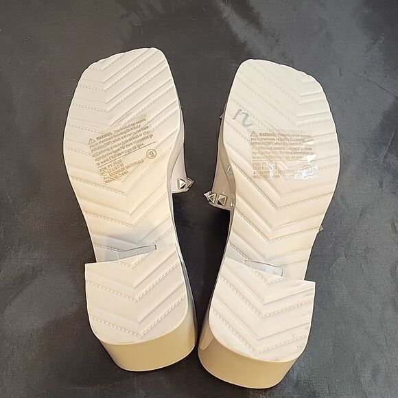 BRAND NEW FOREVER HANI STUDDED  EMBELLISHMENTS JELLY BLOCK HEEL OPEN TOE…G1 - Picture 11 of 13